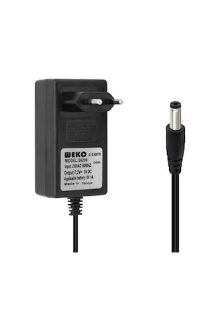 Weko 7.2volt - 1amper 5.5x2.5 Uçlu Ledli Yerli Üretim Priz Tipi Adaptör