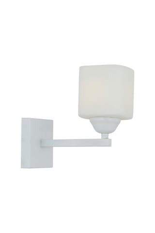 Minel Beyaz Duvar Lambası Yatak Odası-Yatak Başı-Banyo İçin Modern Aplik Beyaz