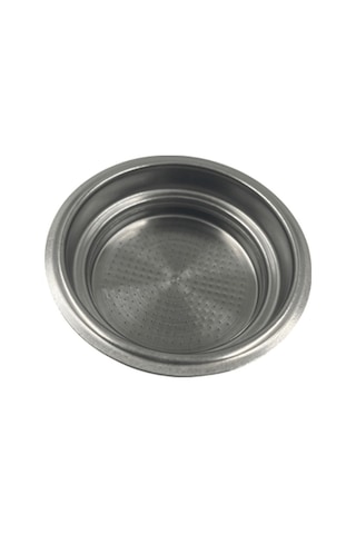Arçelik Tem-9690 Uyumlu 51 Mm Çiftli Espresso Filtre Sepeti - Yedek Çelik Süzgeç Siyah - Gri
