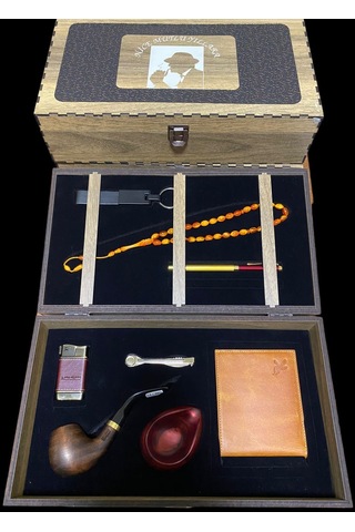 Pipsan Pipo Ahlat Ağacı Balsa Filitreli Çakmaklı Cüzdan Anahtarlık Tesbih Set 605737-539255