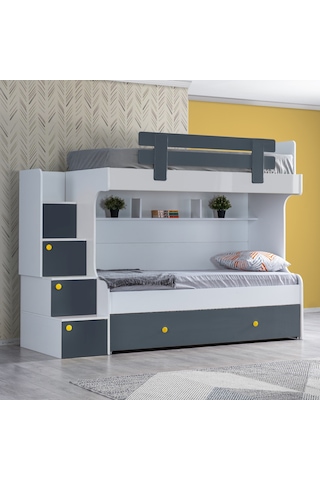 Ranza, Metris Yavrulu Ranza 3 Kapaklı Dolap 2 Adet Comfort Yatak 90 X 190 CM