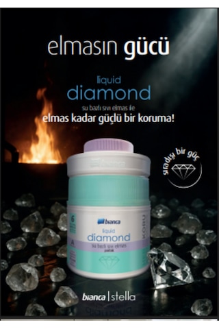 Stella Lıquıd Dıamond Sıvı Elmas Su Bazlı Kokusuz Ekstra Dayanıklı Şeffaf Sıvı Cam 600 Ml Diğer