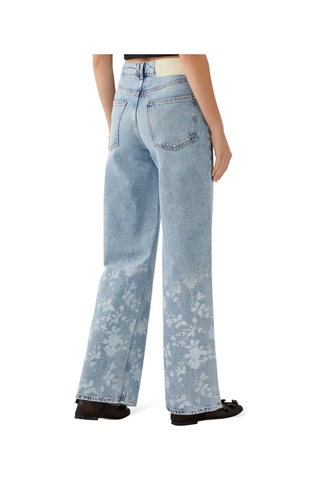 Holzweiler Çiçek Desenli Denim Pantolon Mavi