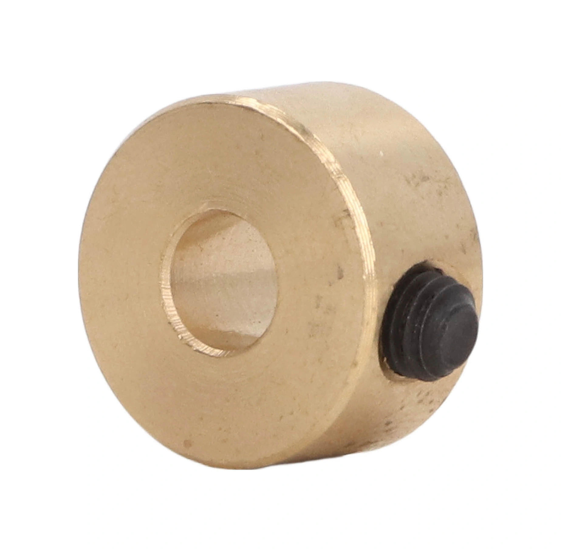 Hombey Bronz Materyal Delik Derinliği Konumlandırıcı, Ahşap İşçiliği İçin Hassas Delme, 6mm/0.24 İnç, Halka Tipi Dikişli Sabitleme
