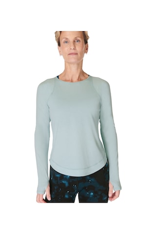 Sweaty Betty Sweaty Betty Breathe Easy Long Sleeve Top Kadın Mavi Koşu Tişört 44046 Çok Renkli