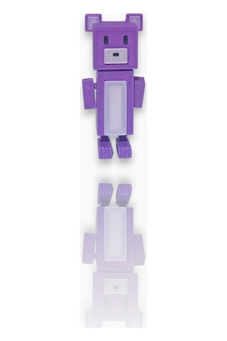 Super Adventure Bears - Ayı , Baaren Ve Şika Kaliteli Loy3d 9 Cm Mor