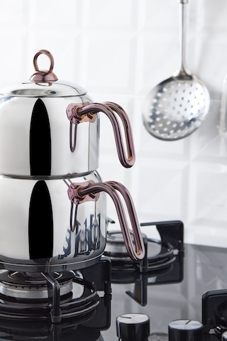 Karaca  Urban İndüksiyon Tabanlı Midi Çaydanlık Takımı Rosegold