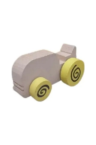 Mr. Quokka Ahşap Traktör - Sarı