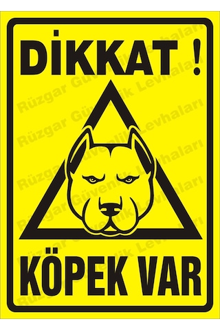 Dikkat Köpek Var Uyarı Levhası (300725844)