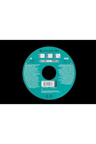 Staleks Metal Taban Rulo Yedek Zımpara 100 Grit