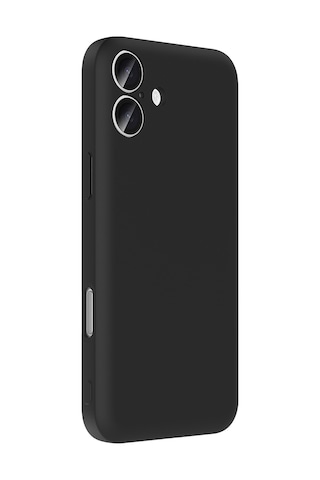 Apple Uyumlu iPhone 16 Plus Kılıf Kamera Korumalı Kartlık Hazneli Zore Vitra Kapak Siyah