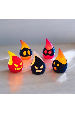 Cadılar Bayramı Sevimli Alevler Halloween 1 Adet