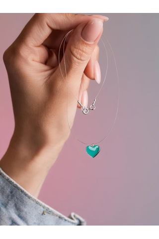 Lucente Balıkçılık İpi Kolye Kalp 925 Ayar Gümüş 387668433 Gümüş