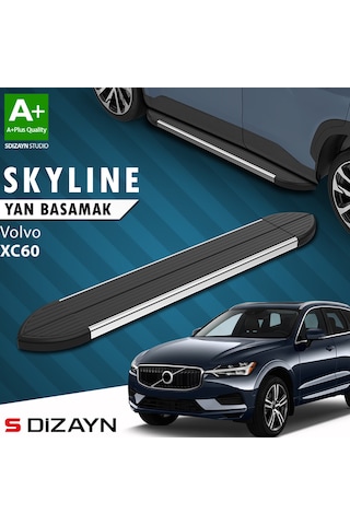 S-dizayn Volvo Xc60 2 Skyline Krom Yan Basamak 193 Cm 2017-2023 A+ Kalite