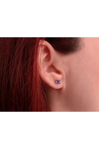 Sirius Tanzanit Tektaş Küpe 0823E0048