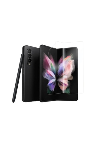 Galaxy Z Fold 3 Uyumlu Mrsa Hizalama Aparatlı S-fit Body Ekran Koruyucu