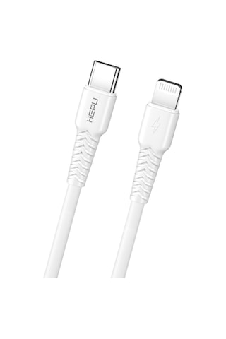 Hepu Hp-421 Mild Type-c - Apple iPhone Uyumlu Lightning Pd20w Şarj Kablosu 1mt Beyaz