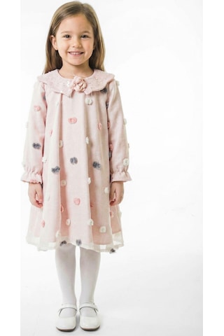 Xo Kids Kız Çocuk Elbise 1-5 Yaş 1688 Pembe