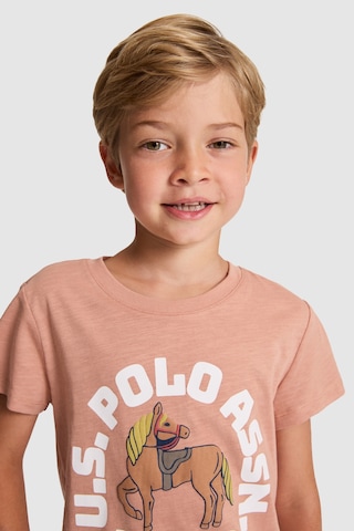 U.S. Polo Assn. Erkek Çocuk Pudra Tişört 50327000-vr042