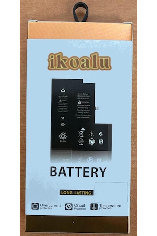 İkoalu Batarya Apple Uyumlu iPhone 13 - 1 Yıl li Yüksek Kapasite