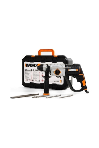 Worx Wx339 800watt 2.5j Profesyonel Sds-plus Kırıcı/delici + 4 Adet Uç Fr Wx339