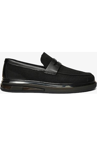 Greyder 62598 Erkek Triko Lastikli Urban Casual Ayakkabı Siyah