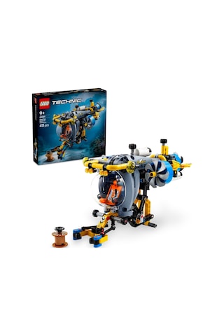LEGO® Technic Derin Deniz Araştırma Denizaltısı 42201 - 9 Yaş ve Üzeri Mühendislik ve Bilimi Seven Çocuklar için Oyuncak Yapım Seti (413P)