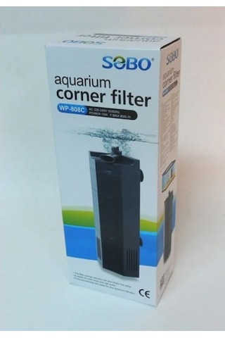 Sobo Wp-808C Akvaryum Köşe İç Filtre 800 L/S 15 W