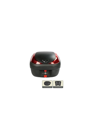 Coocase - 28 Litre Motosiklet Arka Çanta Siyah