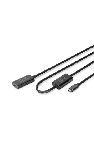 Aktif Usb-c Uzatma Kablosu, 10m 5g, Usb 3.2 Gen1, Usb-c - Usb-c