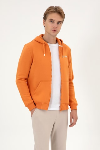 U.S. Polo Assn. Erkek Regular Fit Bakır Şardonlu Örme Hırka 50313755-VR182