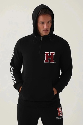 Harvard Erkek Tek Üst - Siyah