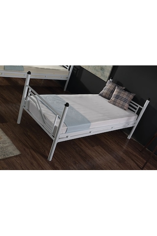 Ranzacı Solid Karyola 90X190 - Genç Çocuk Yatak Odası Metal Karyola/Be...