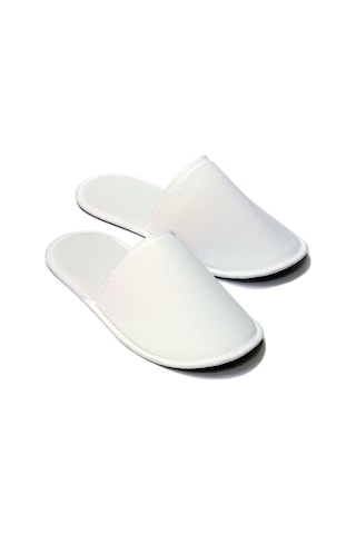 Otel Terlik Tek Kullanımlık Havlu Beyaz 10 Çift