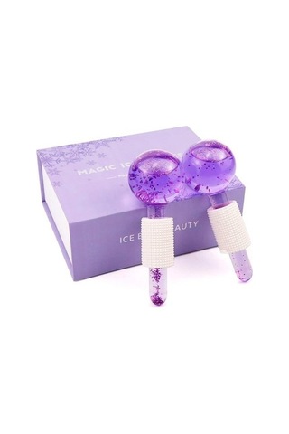 Küre Silindirler Yüz Arıtma Için Serin Küre Yüz Arıtma Masaj Küre Kürek Için Kürek Yatıştırıcı Buz Soğutma Rulo Güzellik Küre Ev Kullanım Güzellik Cihazları 0c04f6 Mor