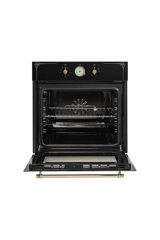 Vestel AF-7688 RS Rustik 70 L Ankastre Fırın Siyah