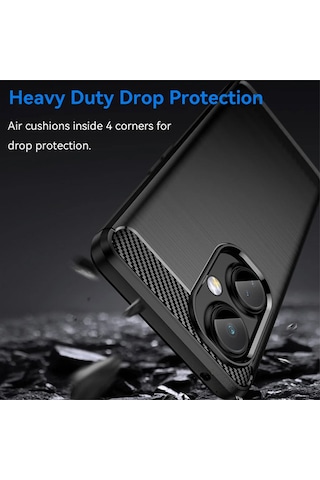 Oneplus Nord Ce 3 Lite Brushed Carbon Fiber Silikon Kılıf-al3332