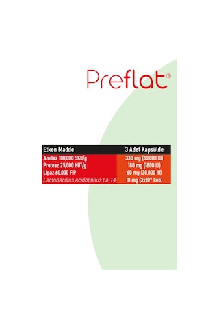 Preflat 30kapsül