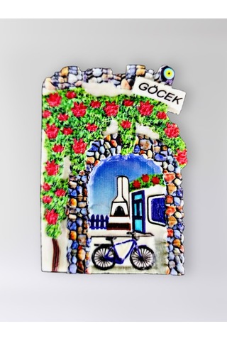 Göcek Polyester Kabartmalı Magnet 5,5 X 7 Cm Dekoratif Hediyelik Buzdolabı Süsü Kod:1541 Göcek Polyester Kabartmalı Magnet 5,5 X 7 Cm Dekoratif Hediyelik Buzdolabı Süsü Kod:1541