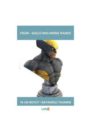 Polyester Wolverine Figür Büyük Boy 16 Cm 1 Adet