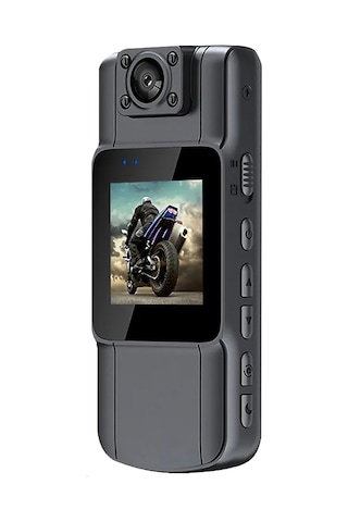 Hallow D12552-1 Ses Video Kayıt 4K UHD Mini Vücut Kamerası