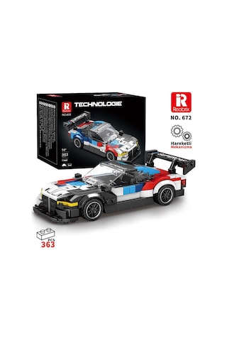 Reobrix Creator 672 Bmw M4 Gt3 Spor Araba Yaratıcı Yapı Blok Seti Building Blocks - 385 Parça