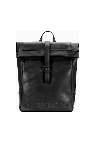 Farmhood Memphis Deri Günlük Sırt Çantası 41 Cm, Laptop Bölmeli Şık Ve Dayanıklı Siyah