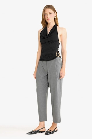 Defacto Regular Fit Halter Yaka Toka Detaylı Bluz G0468ax25aubk81 Siyah