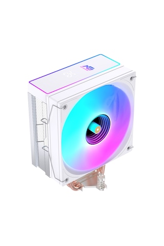Ng Frost 400w 205w Tdp Argb Fanlı Derece Göstergeli Performans Kule Tipi Cpu Soğutucu Beyaz