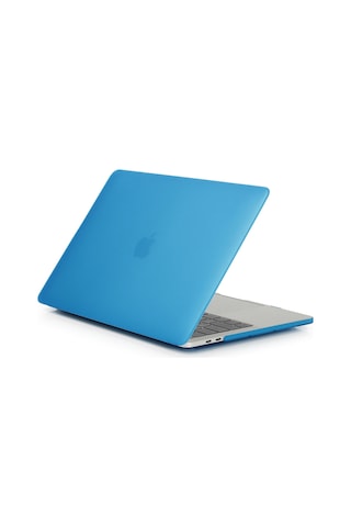 Arabulalaca Apple Uyumlu MacBook Air 13" A1932 Mat Doku Hardcase Kılıf Turkuaz