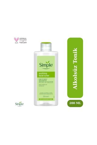 Kind To Skin Alkolsüz Ve Papatya Özlü Yatıştırıcı Ph Dengeleyici Yüz Toniği 200 Ml