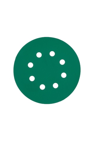 Yeşil Esnek Cırtlı Disk Zımpara 125 Mm 8 Delikli 1000 Kum