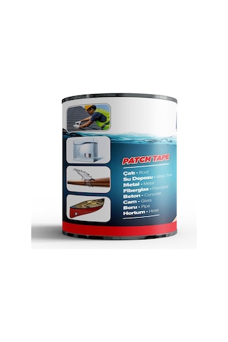 Boss Tape Suya Dayanıklı Depo Boru Hortum Yama Bandı 48Cmx1,2Mt