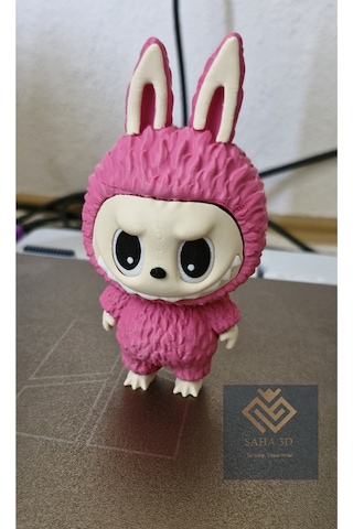 Labubu Figür Pembe Renk 11 Cm